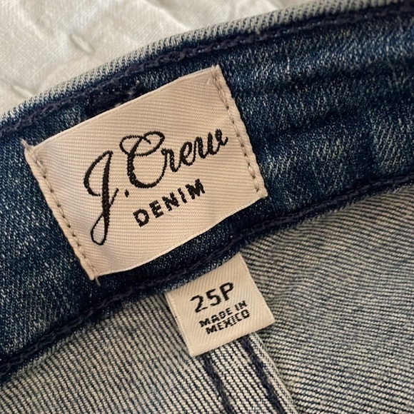 J Crew Curvy Full Length Demi Boot Jeans Sz 25P - Picture 5 of 7